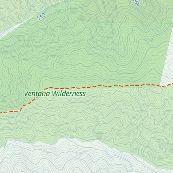 Map of Ponciano Ridge