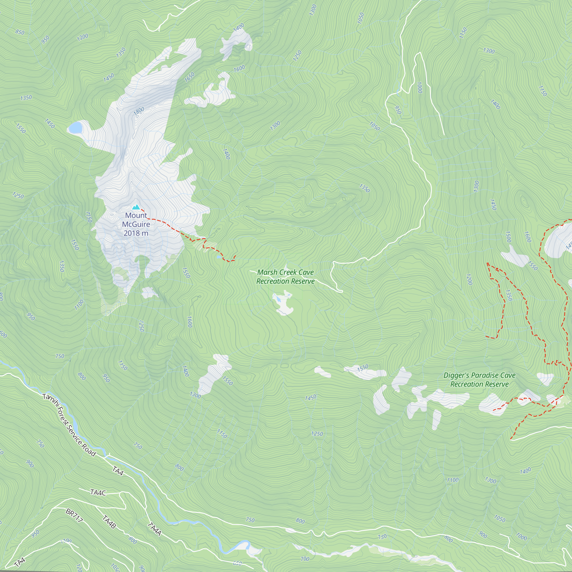 McGuire Snow Cabin map