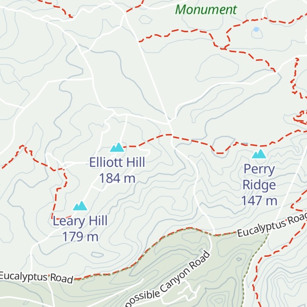 Map of Elliot Hill