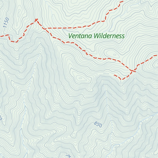 Map of Pat Springs Peak