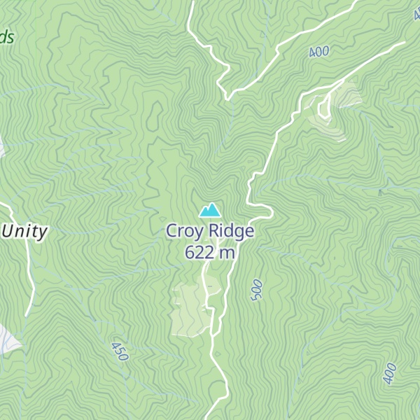 Map of Croy Ridge