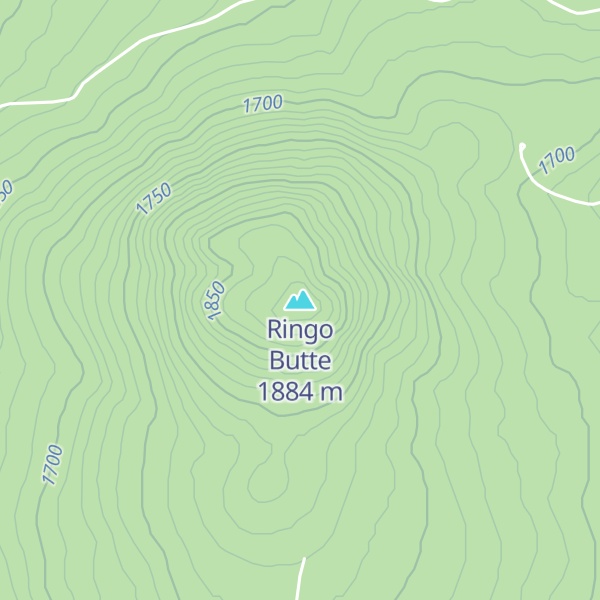 Map of Ringo Butte