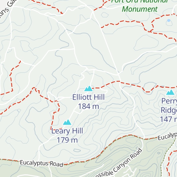 Map of Elliott Hill