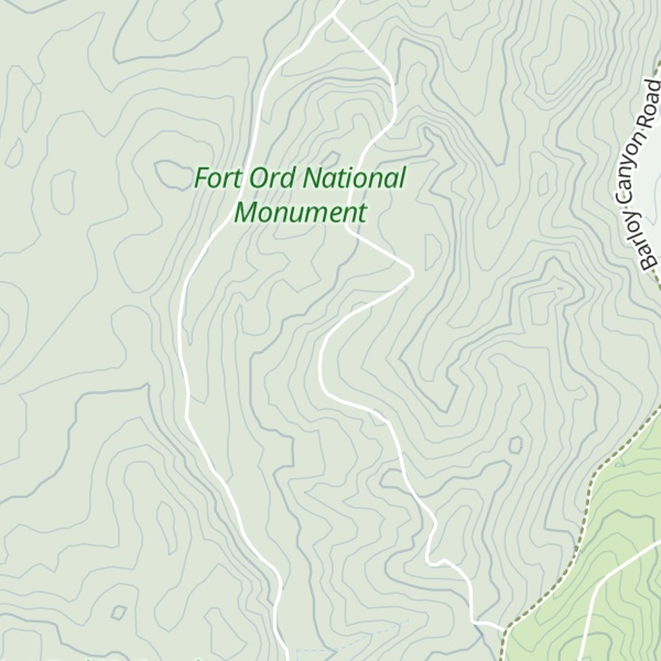Map of Impossible Ridge