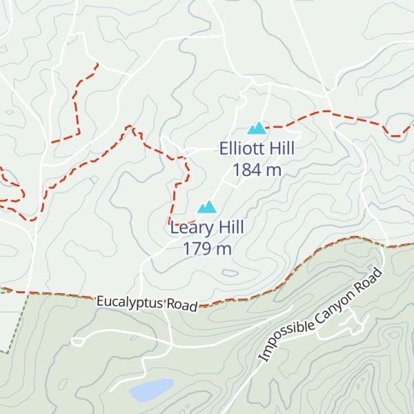 Map of Leary Hill