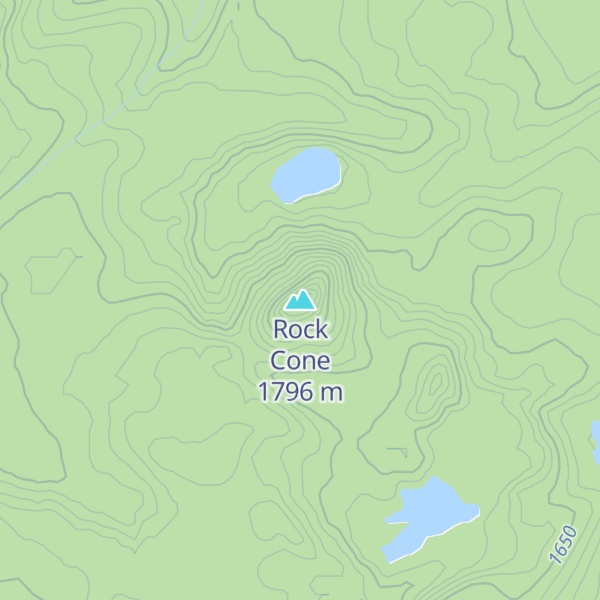 Map of Rock Cone
