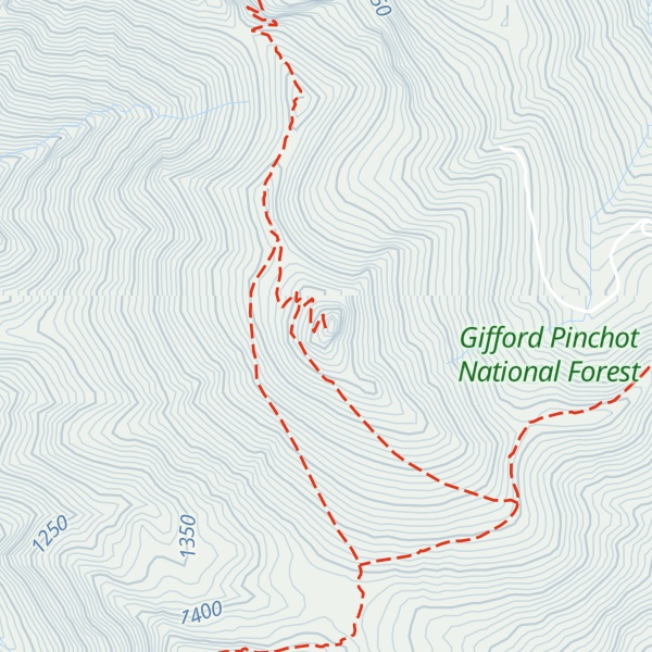 Map of Sunrise Peak