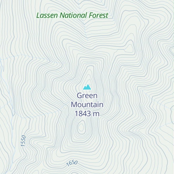 Map of Green Mountain