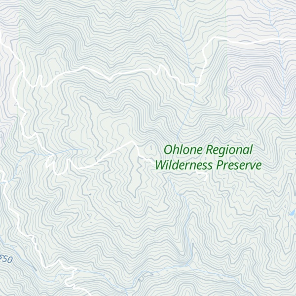 Map of Wauhab Ridge