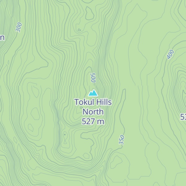Map of Tokul Hills North