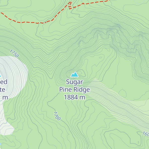 Map of Sugar Pine Ridge