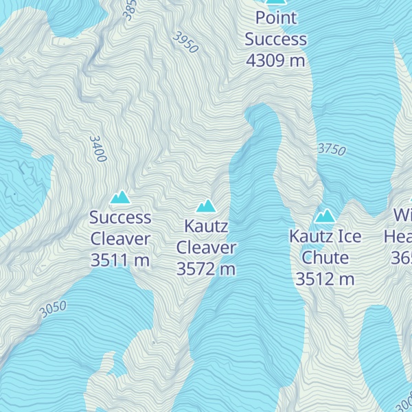 Map of Kautz Cleaver