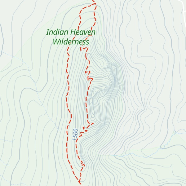 Map of Sawtooth Mountain