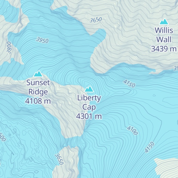 Map of Liberty Cap