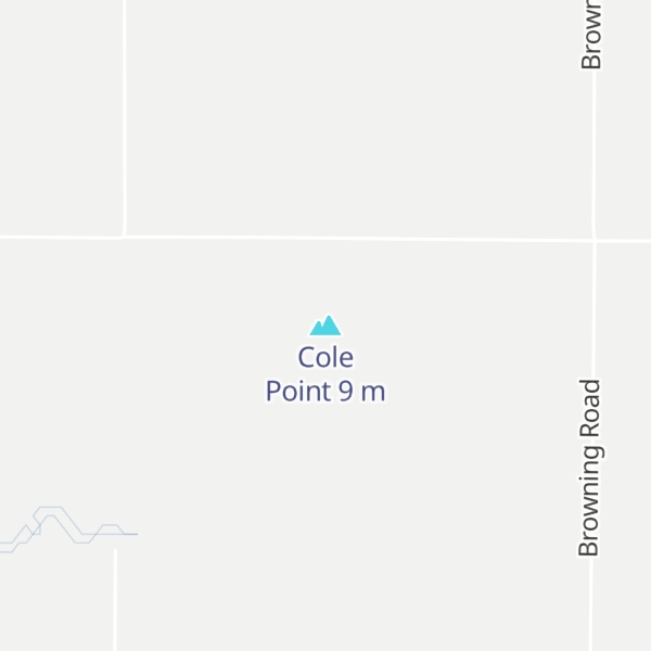 Map of Cole Point