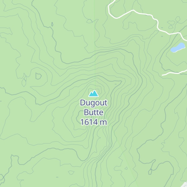 Map of Dugout Butte