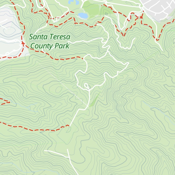 Map of Coyote Peak