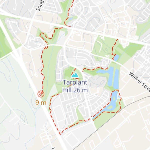 Map of Tarplant Hill
