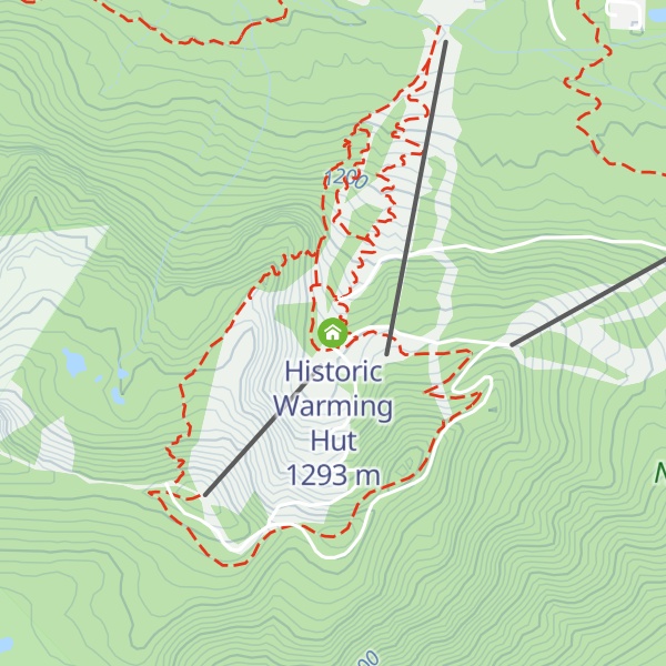 Map of Historic Warming Hut