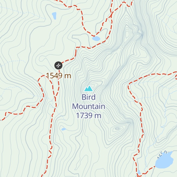 Map of Bird Mountain