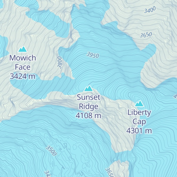 Map of Sunset Ridge