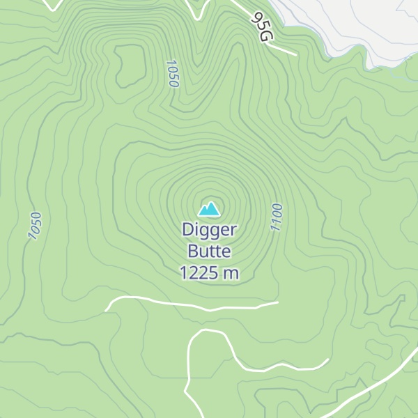 Map of Digger Butte
