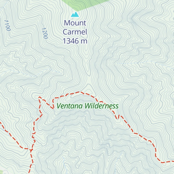 Map of Devils Peak