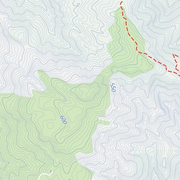 Map of Peñon Peak