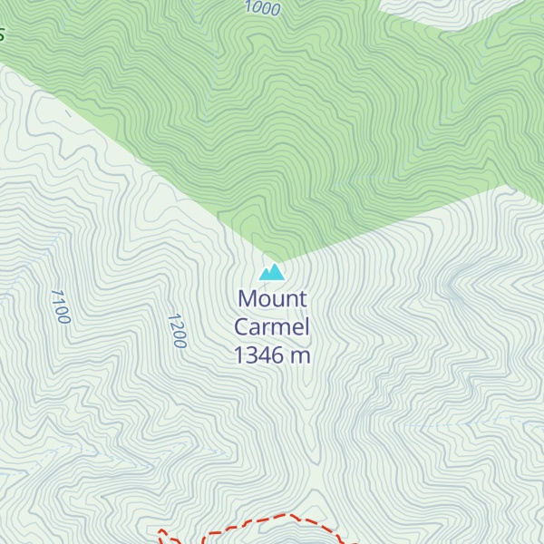 Map of Mount Carmel