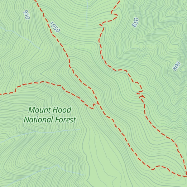 Map of Nick Eaton Ridge