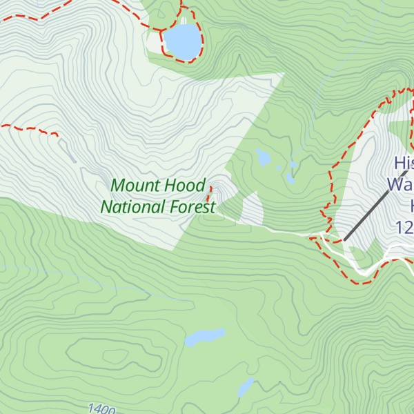 Map of Tom Dick and Harry Mountain