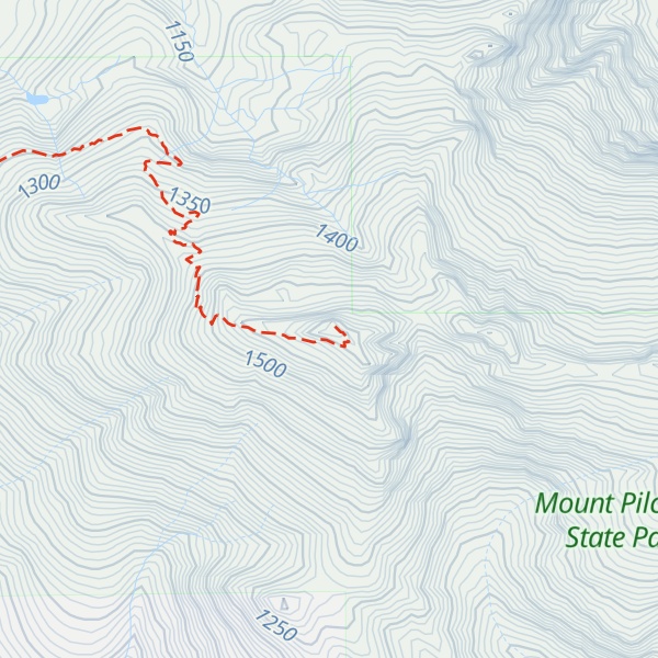 Map of Mount Pilchuck
