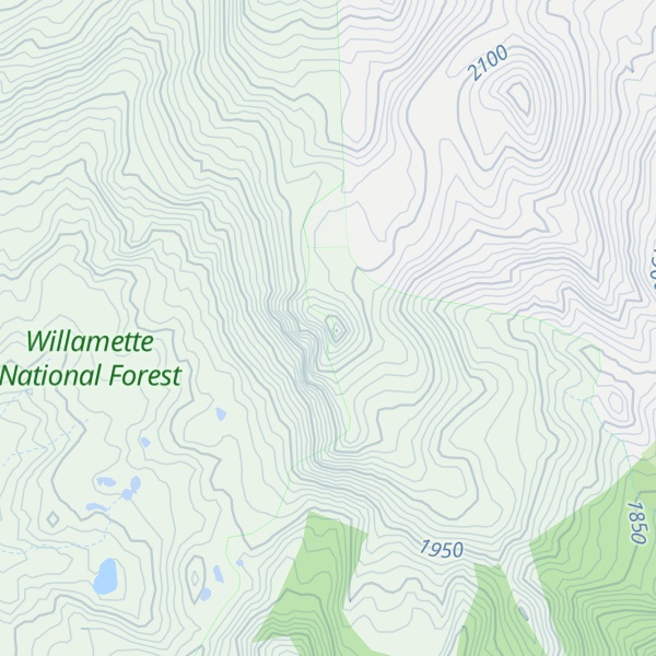Map of Goat Peak