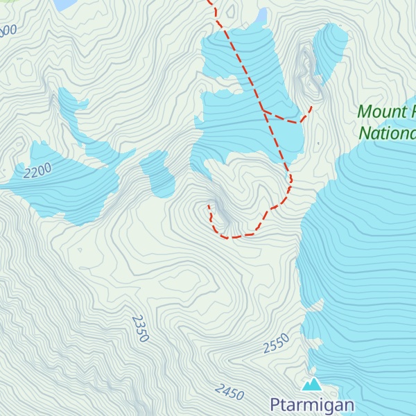 Map of Observation Rock