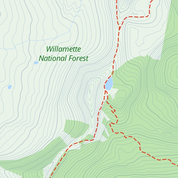 Map of Rockpile Mountain