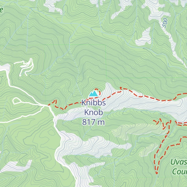 Map of Knibbs Knob