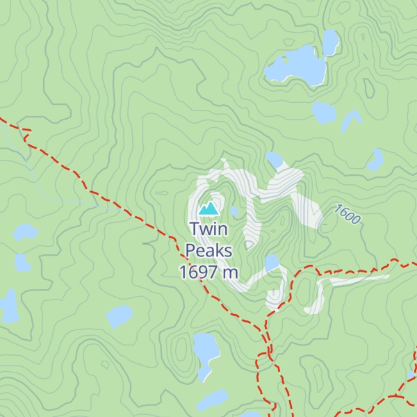 Map of Twin Peaks