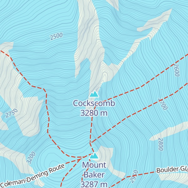 Map of Cockscomb