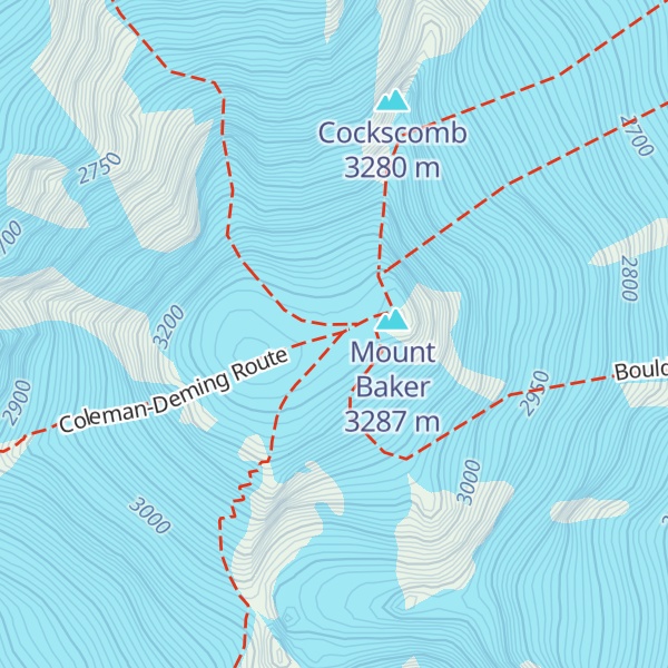 Map of Lahar Lookout
