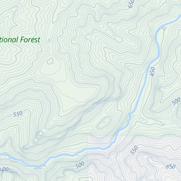 Map of Table Mountain