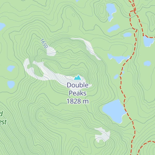 Map of Double Peaks