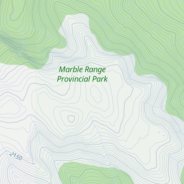 Map of Marble Range
