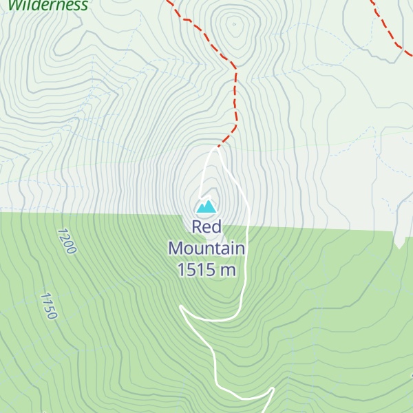 Map of Red Mountain