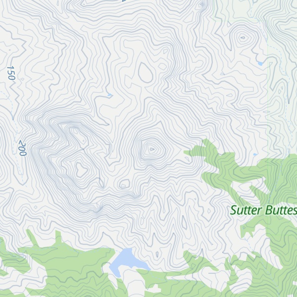 Map of Yana Peak