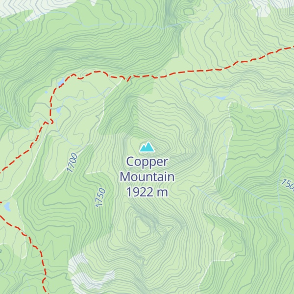 Map of Copper Mountain