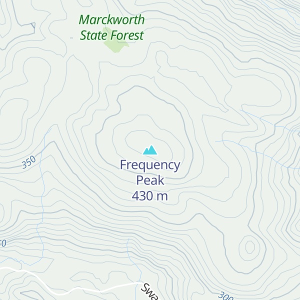 Map of Frequency Peak