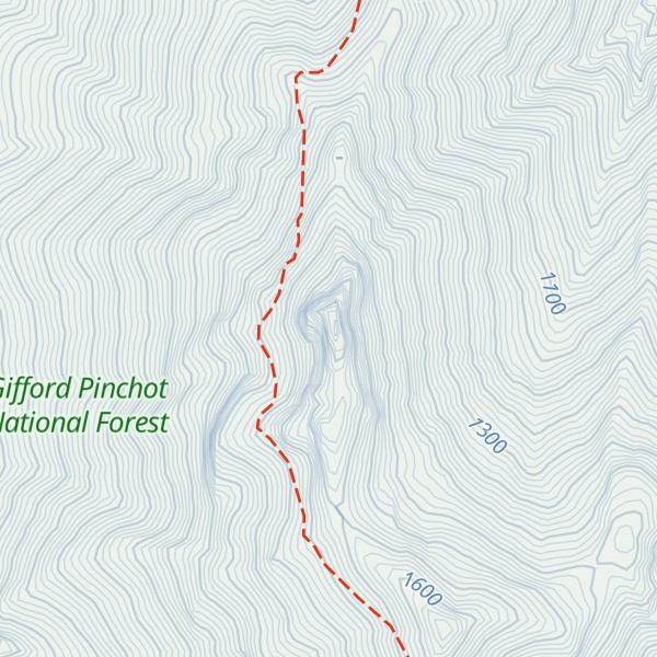 Map of Langille Peak