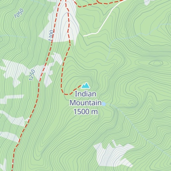 Map of Indian Mountain
