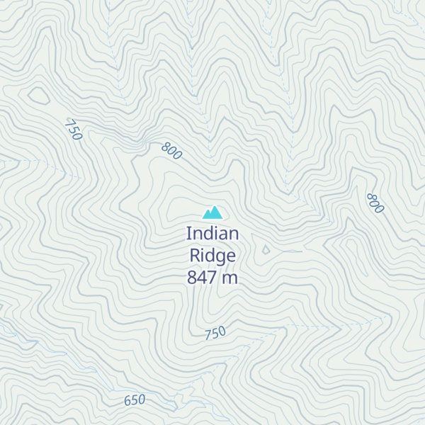 Map of Indian Ridge
