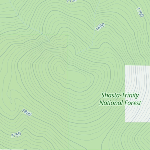 Map of Buck Mountain